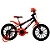 BICICLETA 16 MTB ABS MASCULINA  CAIRU C-16 PRO PTO/VERM - Imagem 1