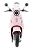BICICLETA SCOOTER ELETRICA CAP 1000W ROSA/ BEGE B-LITIO 60V (BIKERNAUTA) - Imagem 3