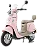 BICICLETA SCOOTER ELETRICA CAP 1000W ROSA/ BEGE B-LITIO 60V (BIKERNAUTA) - Imagem 2