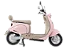 BICICLETA SCOOTER ELETRICA CAP 1000W ROSA/ BEGE B-LITIO 60V (BIKERNAUTA) - Imagem 5