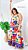 | Vestido Longo Flores Planet | - Imagem 1