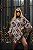 Poncho Tricot Xadrez - Imagem 1