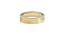 Aliança de Casamento Ouro Branco e Amarelo - Imagem 1