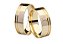 Aliança de Ouro Infinity Three Diamond - Imagem 1