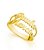 Anel de Ouro 18k Personalizado Com 2 Nomes - Imagem 1