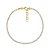 Pulseira Riviera Infinity Prata com Banho Ouro Amarelo Cravejado - Imagem 1