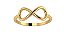Anel Infinito Ouro 18 k - Imagem 1