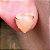 Brinco de Coração de Zircônia Rosa Banho de Ouro 18k - Imagem 4