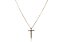 Colar com Cruz Lisa Folheado Banho de Ouro 18k - Imagem 3