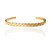 Pulseira Fio Trançado Folheado em Ouro 18k - Imagem 1