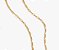 Corrente Malha Piastrine Em Ouro Amarelo 18k - 45 Cm - Imagem 3