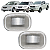 Par Lanterna Lateral Paralama Pisca Seta Corolla Fielder Hilux SW4 Sem Soquete Cristal - Imagem 1
