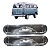 Par De Lanterna Luz De Placa Kombi 1998 1999 2000 2001 A 2012 2013 2014 - Imagem 1