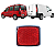 Refletor Olho De Gato Traseiro Doblo Cargo Doblo 2010 11 12 13 2014 - Imagem 1
