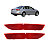 Par Refletor Olho Gato Parachoque Traseiro Jetta 2011 2012 2013 2014 2015 - Imagem 1