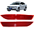 Par Refletor Olho Gato Parachoque Traseiro Jetta 2011 2012 2013 2014 2015 - Imagem 1