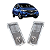 Par Lente para Lanterna Luz de Teto Honda Fit 2003 2004 2005 2006 2007 2008 - Imagem 1