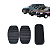 Kit Capa Pedal Acelerador Freio Embreagem Fiat Uno Elba Prêmio Borracha - Imagem 1