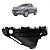 Suporte Guia Para-choque Dianteiro Direito Hilux 2016 2017 2018 2019 2020 2022 Cabine Simples - Imagem 1