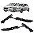 Par Suporte Guia Parachoque Traseiro Onix 2013 A 2016 Onix Joy 2017 A 2019 - Imagem 1