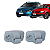 2 Suporte Quebra Sol Fox 2004 A 2020 Spacefox 2006 A 2019 - Imagem 1