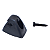 Presilha Do Suporte Quebra Sol Protetor Solar Onix RS Onix Midnight 2021 2022 Preto - Imagem 2