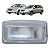 Lanterna Luz de Placa Toyota Fielder Corolla 2003 2004 2005 2006 2007 2008 Lado Direito - Imagem 1