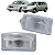 Par Lanterna Luz De Placa Toyota Fielder Corolla 2003 04 05 06 07 2008 Com Soquete - Imagem 1