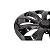 Jogo 4 Calota Velox Black Renault Fiat Ford Hyundai Renault Aro 14 Preto - Imagem 2