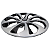 Jogo Calotas Esportiva Velox Silver Black Aro 13 Palio Uno Siena Fiorino Prata com Preto - Imagem 3