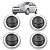 Difusor Kit 4 Saida Telas Grade Do Ar Fiesta 2012 2013 2014 - Imagem 1