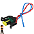 Conector Plug Bico Injetor Santana Pointer Monoponto - Imagem 3
