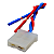 Plug Chicote Conector Ventoinha Santana 1986/... - Imagem 1