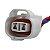 Chicote Bobina Ignicao 2 Vias Femea L200 - Imagem 1