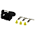 Kit Conector Chicote Sensor Rotação Fiat Palio 1.0 Mpfi 97 - Imagem 4