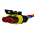 Conector Chicote Plug Bobina Ignição 3 Fios Gm Corsa - Imagem 1