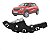 Suporte Guia Parachoque Dianteiro Kwid 2017 18 19 2020 2021 2022 - Imagem 7