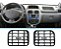 Kit 4 Pçs Tela Grade Difusor Saída Ar Painel Clio 2000-2016 - Imagem 2