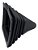 Coifa de Câmbio Sanfonada sem Manopla Ford F-1000 93 94 95 96 97 98 em PVC Preto - Imagem 6