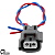 Chicote Plug Conector 02 Vias Pisca Traseiro Toyota Etios - Imagem 2