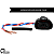 Chicote Plug Conector 02 Vias Lâmpada Linha Honda Toyota - Imagem 2