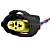 Chicote Plug Conector 02 Vias Lâmpada H9 Linha Honda - Imagem 1