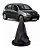 Coifa de Câmbio Citroen C3 2002 a 2012 Preta Couro Ecológico com Base e Aro - Imagem 1