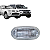 Lanterna Pisca Seta Lateral Cristal Com LED Mitsubishi L200 Triton Pajero TR4 Dakar Sport Outdoor 2007 A 2015 - Imagem 1