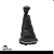 Kit Coifa de Cambio Manopla Ford Ka 1996 a 2000 Preta em Courvin com Base e Bola Preta Lente Preta - Imagem 6