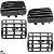 4 Difusor Ar Central Lateral Clio Sedan Hatch 2000 01 02 até 2016 Cinza Escuro - Imagem 5