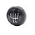 Kit Coifa Bola Cambio Gol Voyage Saveiro 2008 A 2013 Fox 2003 A 2009 Aro Preto - Imagem 6
