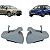 Par Suporte Quebra Sol Focus Hatch Focus Sedan 2013 2014 2015 2016 2017 2018 2019 - Imagem 1