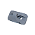 2 Suporte Quebra Sol Volkswagen Gol 1994 A 2014 Parati 1995 A 2013 Saveiro 1997 A 2010 - Imagem 1