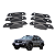 6 Ganchos Amarração Carroceria Caçamba Renault Oroch Duster - Imagem 1